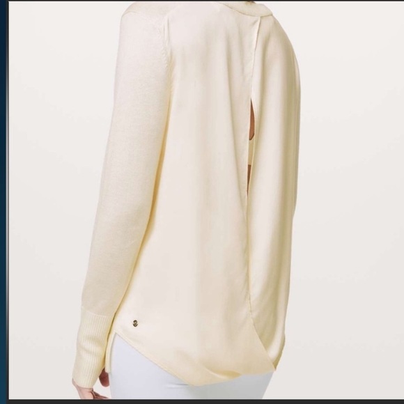Lululemon Still At Ease Open Back Sweater NWT - Picture 2 of 16